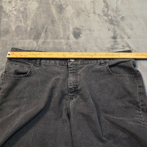 Riders by Lee Jeans Womens 20W Gray Bootcut Jeans Plus Size Stretch Denim Y2K - Picture 6 of 15